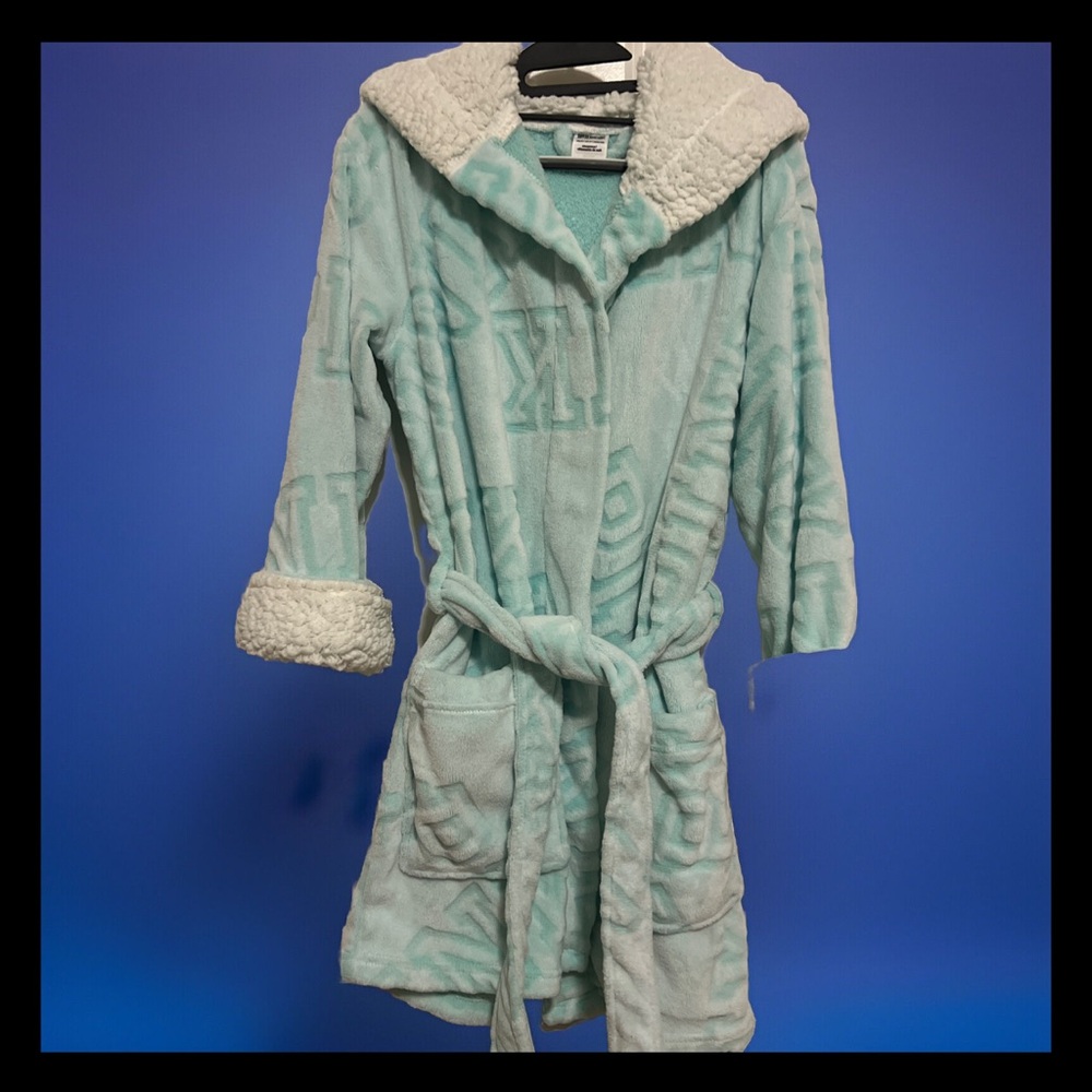 PINK Victoria's Secret bath robe with hood XS/S